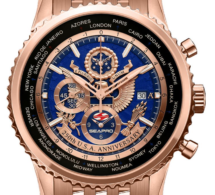 SEAPRO 250th Anniversary Meridian World Timer GMT “Limited Edition Timepiece”