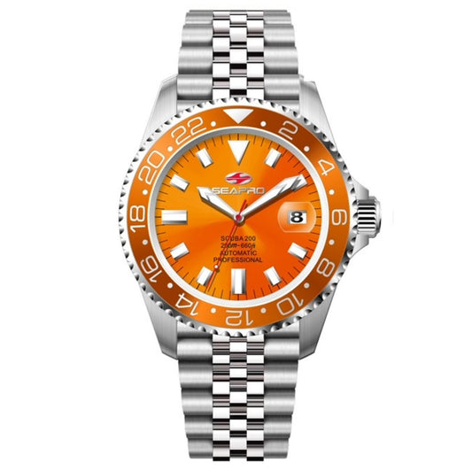 Seapro Men's Grand Meridian Orange Dial Watch - SP4333
