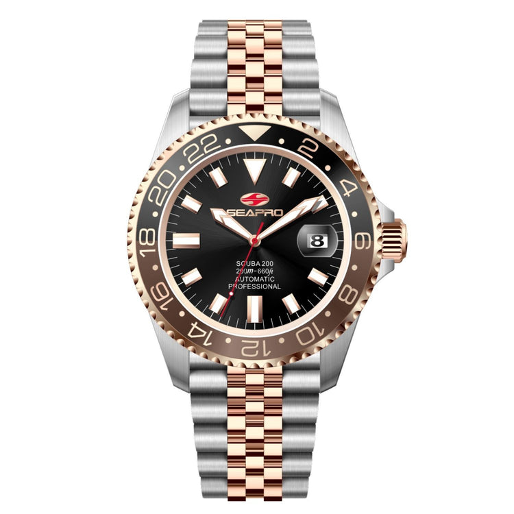Seapro Men's Grand Meridian Black Dial Watch - SP4337