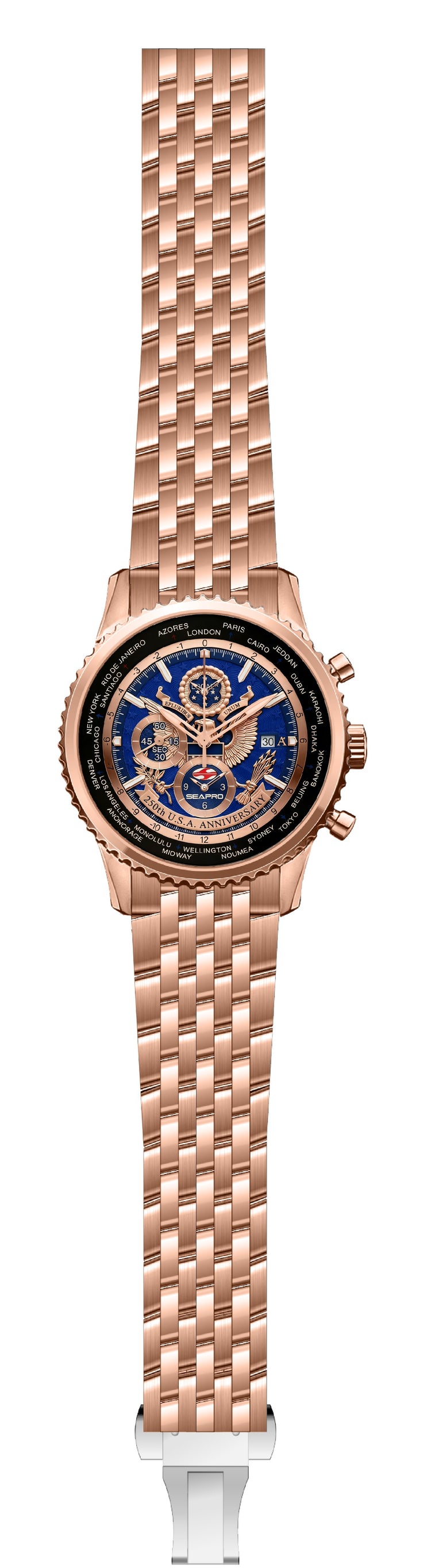 SEAPRO  250th Anniversary Meridian World Timer GMT  “Limited Edition Timepiece”