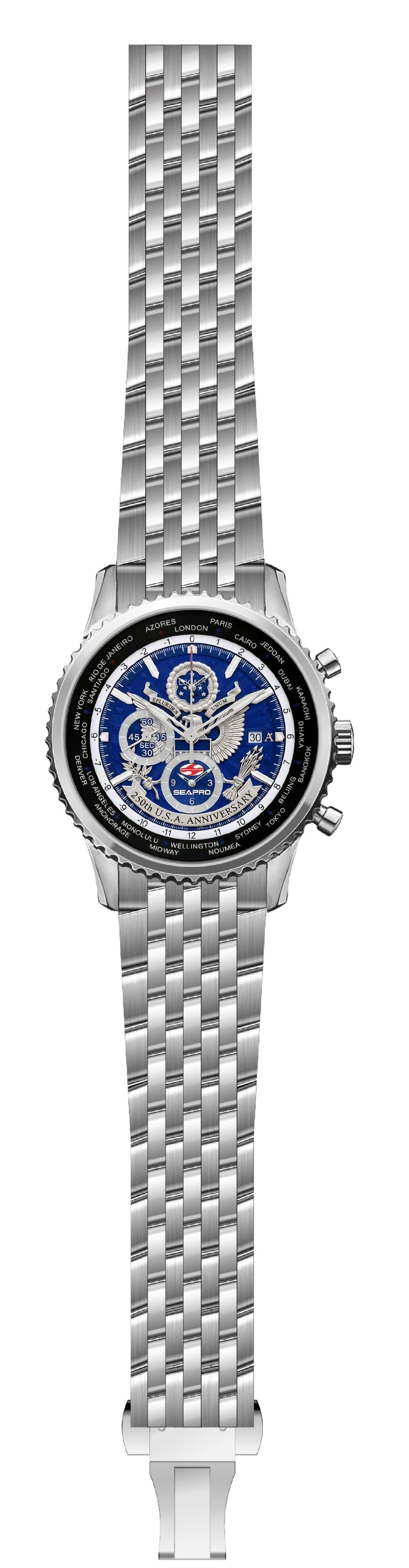 SEAPRO  250th Anniversary Meridian World Timer GMT  “Limited Edition Timepiece”