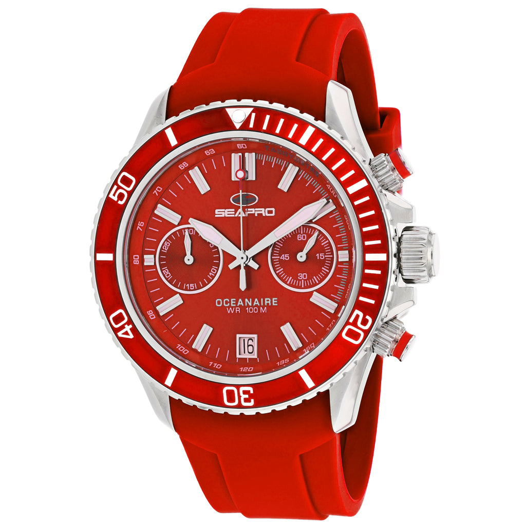 Seapro Men's Thrash Red Dial Watch - SP0336