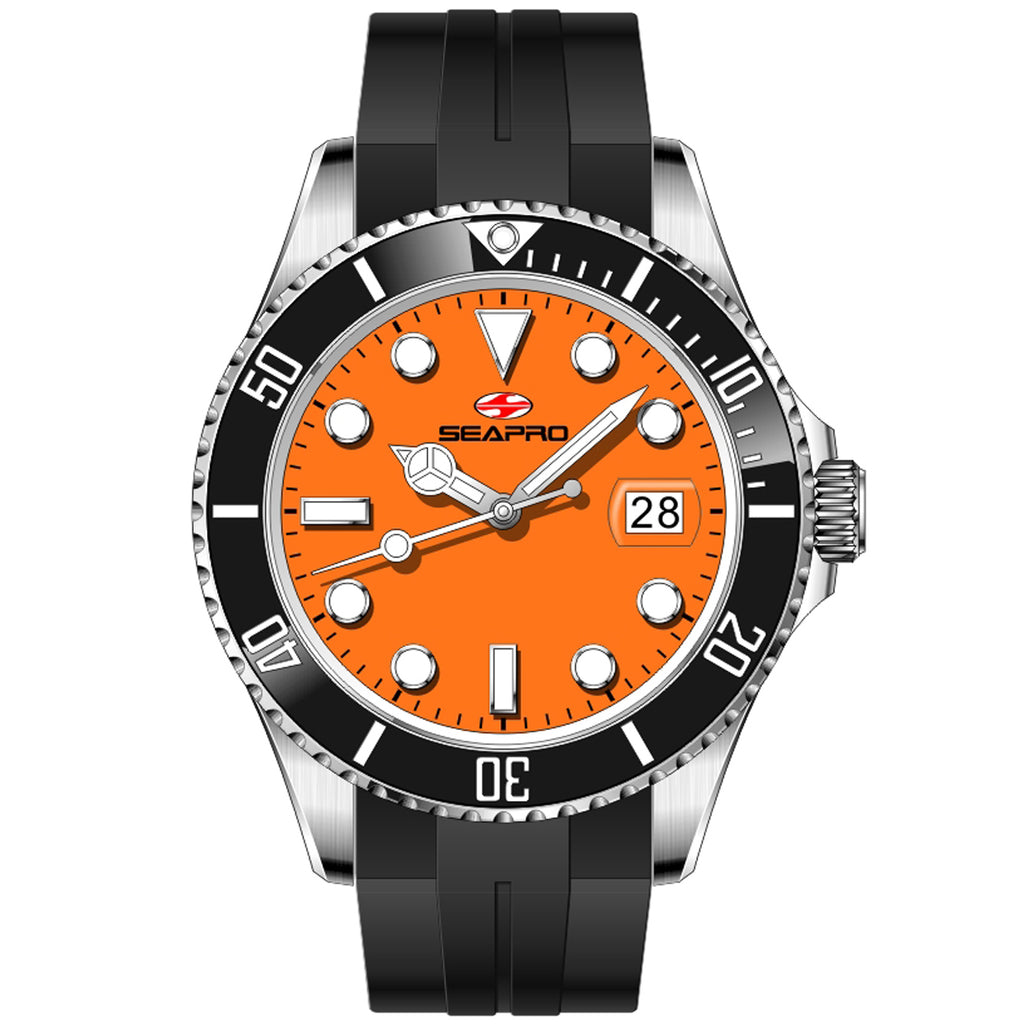 Seapro Men's Nexus Orange Dial Watch - SP0583