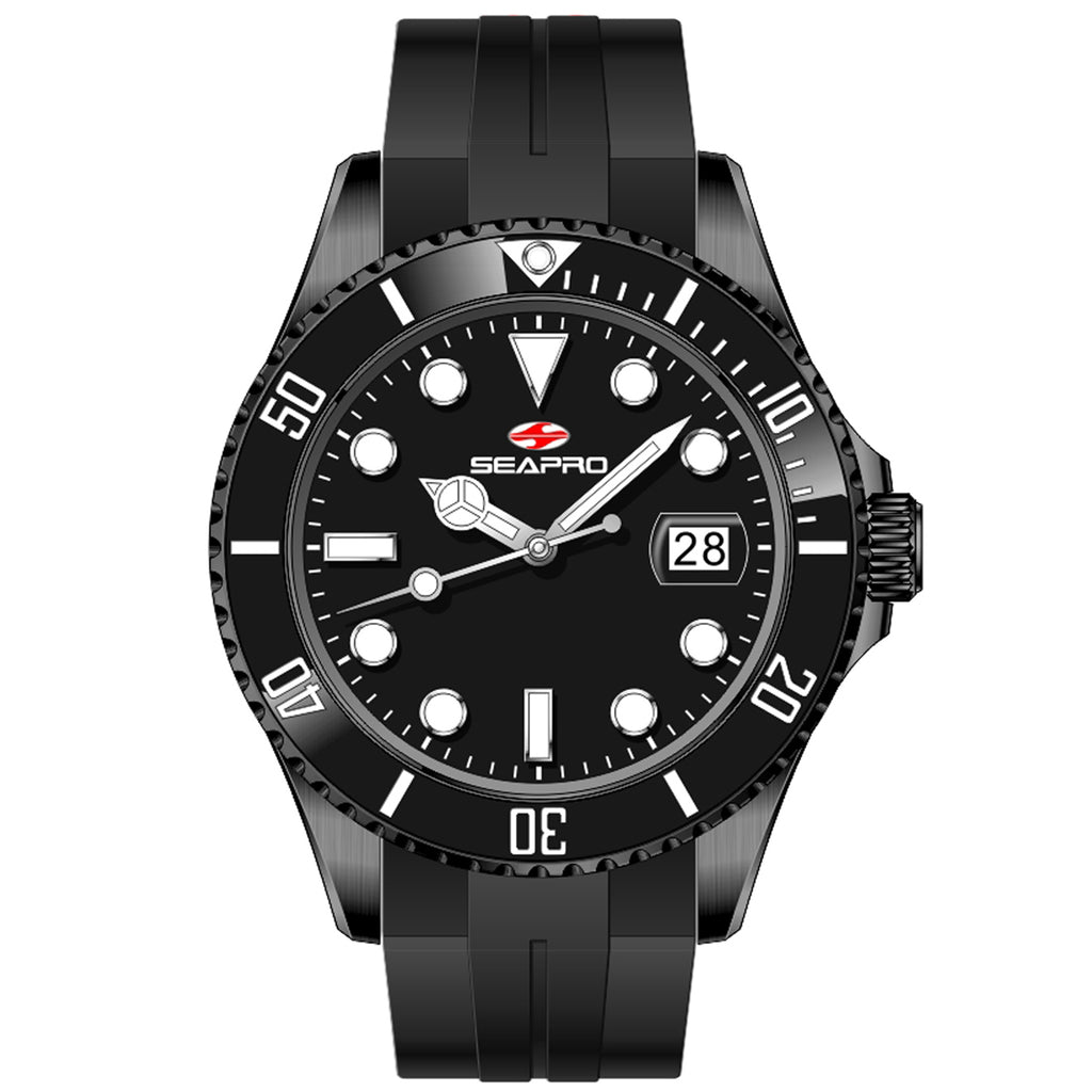 Seapro Men's Nexus Black Dial Watch - SP0586