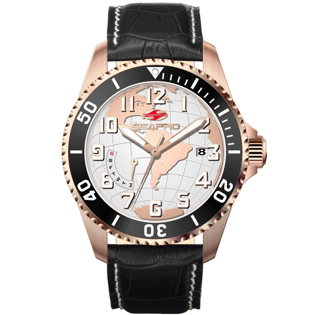 Seapro Men's Voyager Black Dial Watch - SP2744