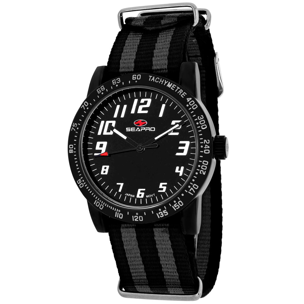 Seapro Women's Bold Black Dial Watch - SP5214NBK
