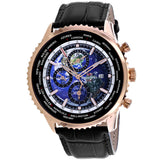 Seapro Men's Meridian World Timer GMT Blue Dial Watch - SP7134