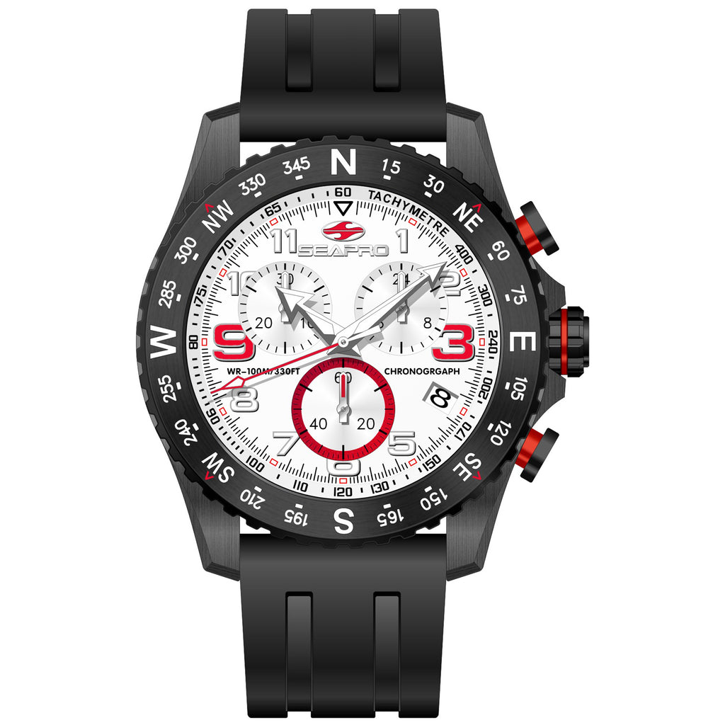 Seapro Men's Gallantry White Dial Watch - SP9731
