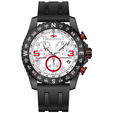 Seapro Men's Gallantry White Dial Watch - SP9731